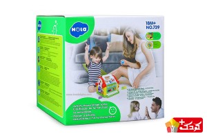 کلبه جاگذاری (موزیکال+باطری خور) اسباب بازی هولی تویز مدل 739