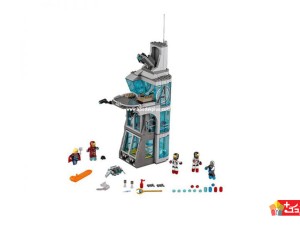 لگو اسباب بازی اونجرز و برج تونی استارک مدل SUPER HEROES-7114