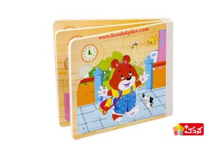پازل کتابی اسباب بازی (11 قطعه) طرح کارهای روزانه