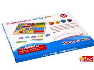 بازی چوبی آموزش اعداد به همراه چوب خط(مویتیانچی)