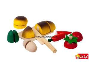 اسباب بازی آموزشی برش میوه مناسب سن 3 سال به بالا