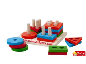 اسباب بازی مونته سوری آموزش اشکال(برند ام دبلیو زد)  monte surrey square