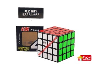 روبیک 4×4 برند کای وای کای یوان زمینه مشکی  QiYi Yuan 4×4×4