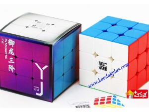 روبیک 3x3 مگنتی برند وای جی یولانگ استیکرلس YJ 3x3 Yulong V2 M