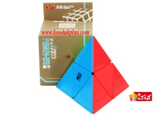 روبیک هرم برند وای جی جینزیتا استیکرلس   YJ  Pyramid 2×2×2 Ginzita