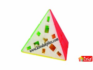 روبیک هرم 3x3 مگنتی مستر ام برند شنگ شو رنگ ثابت Shengshou Mr.M 3x3 pyraminx