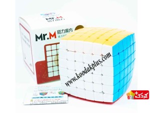 مکعب روبیک 6×6 مگنتی مستر ام برند شنگ شو رنگ ثابت 6×6×6 ShengShou Mr. M