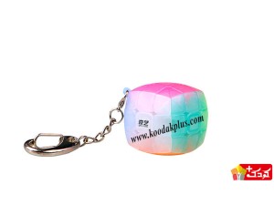روبیک 3×3 ژله‌ای کای وای سر کلیدی دار QiYi mini cube 3×3