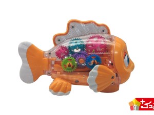 ماهی اسباب بازی چرخ دنده ای(موزیکال+حرکتی) مدل YJ-3034