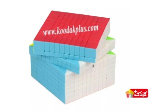 روبیک 10×10 برند کای وای استیکرلس QiYi 10×10×10 Stickerless