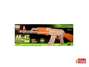 اسباب بازی تفنگ AK 47 موزیکال طرح کلاشینکف مدل LX3211B