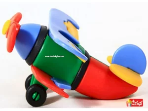 اسباب بازی ساختنی دوبی مدل هواپیما (dobe airplane)