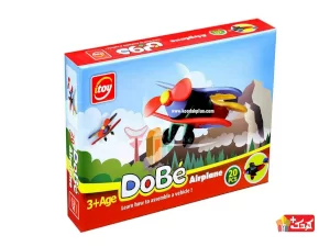 اسباب بازی ساختنی دوبی مدل هواپیما (dobe airplane)