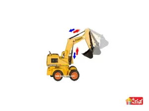 بیل مکانیکی اسباب بازی کنترلی فرمانی مدل 8040