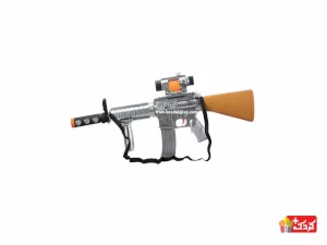 تفنگ M16 موزیکال لرزشی طرح رگبار مدل LX3288A