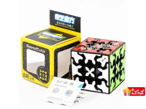 روبیک 3x3 گییر (دنده ای) کای وای زمینه مشکی  QiYi Gear 3x3