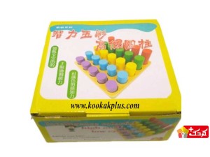 اسباب بازی چوبی استوانه اندازه گیری مونته سوری