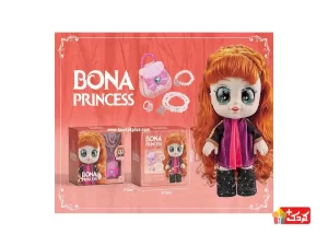 عروسک پرنسس چشم درشت BONA PRINCESS به همراه وسایل مدل DY8802C
