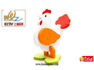 پازل چوبی 3 بعدی حیوانات برند موانزی