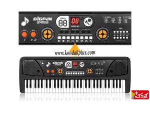 ارگ اسباب بازی آموزشی بیگفان 61 کلید با کابل AUX مدل keyboard bigfan bf-730A2