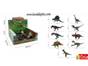 مجموعه 9 عددی فیگور دایناسور مدل Dinosur World