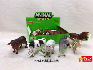 پک  فیگور حیوانات اهلی 6 عددی مدل Animal Kingdom
