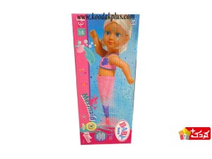 عروسک برند بی بی بورن طرح پری دریای با شانه مدل baby-born-mermaid