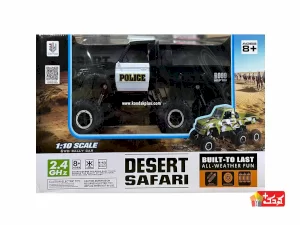 ماشین آفرود کنترلی و 6 چرخ پلیس مدل QX3688-81P