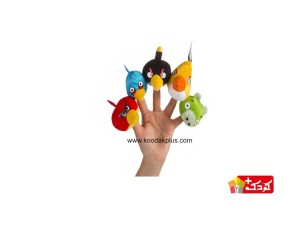 عروسک انگشتی شادی رویان مدل پرندگان خشمگین