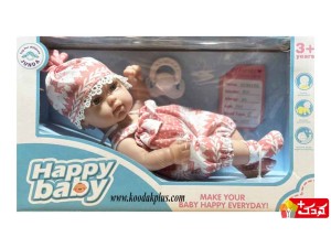 عروسک نوزاد سیلیکونی هپی بی بی  با چهره طبیعی مدل 1-1101
