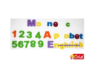 بازی آموزشی الفبای انگلیسی بافوم مدل حروف آهنربایی انگلیسی کد E01