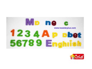 بازی آموزشی الفبا و اعداد انگلیسی بافوم مدل MR130