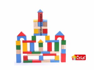 بازی آموزشی علی کوچولو طرح لگو خانه چوبی مدل Wooden House