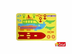 پازل سه بعدی کشتی بافوم