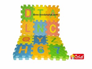 بازی آموزشی طرح حروف الفبا و اعداد انگلیسی فومی