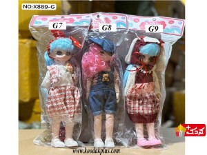 عروسک کره ای مفصل دار دخترانه مدل doll-x899 (12 مدل)