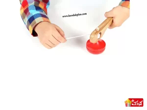 اسباب بازی چوبین مدل فرفره