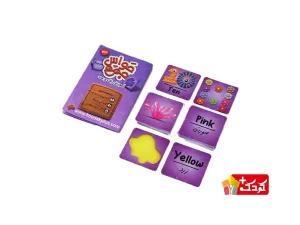 بازی فکری مدل حواس جمع طرح آموزش رنگ و عدد زینگو
