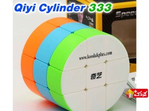 روبیک استوانه ای برند کای وای استیکرلس 3× 3×3 QiYi Cylender Stickerless