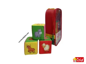 کلیه قطعات مکعب ابری آموزشی آوای باران استاندارد و قابل شست و شو هستند