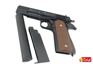کلت فلزی ساچمه ای صدا خفه کن دار مدل +C1911A