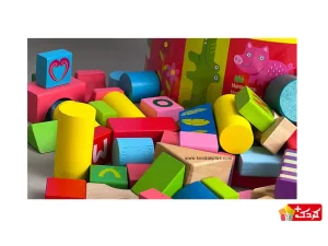 بازی آموزشی بریکس چوبی سطلی کد 839