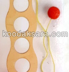اسباب بازی چوبی توپک
