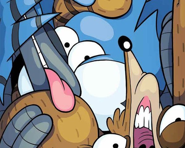 کارتون Regular Show  - بر روی فلش