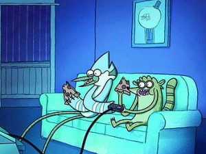 کارتون Regular Show  - بر روی فلش