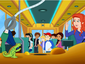 سفرهای علمی  The Magic School Bus فصل اول و دوم بر روی فلش
