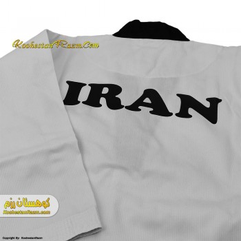 لباس تکواندو پومسه زنانه طوسی