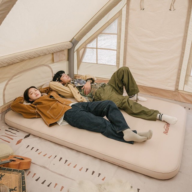 تشک بادی اسفنجی دو نفره نیچرهایک مدل Naturehike Inflatable Mattress Self-inflating Mattress