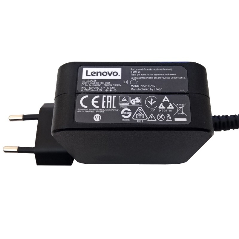 آداپتور لپ تاپ لنووسرریز مربعی-پریزی Adaptor Laptop Lenovo 20V 2.25A