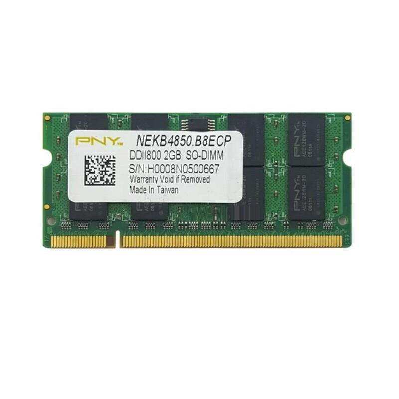رم لپ تاپ 2 گیگ PNY DDR2-800-6400 MHZ 1.8V